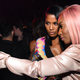 Shayla Mitchell and Jackie Aina attend a beauty event in West Hollywood, Calif., in August 2017